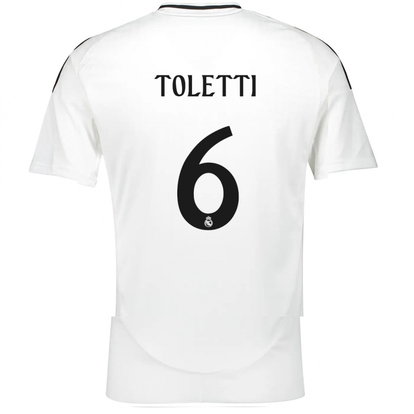 Kinder Sandie Toletti #6 Weiß Heimtrikot Trikot 2024/25 T-Shirt Österreich