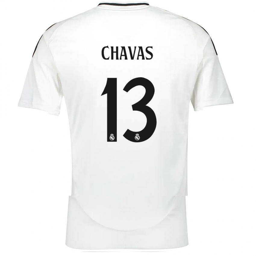 Kinder Mylène Chavas #13 Weiß Heimtrikot Trikot 2024/25 T-Shirt Österreich