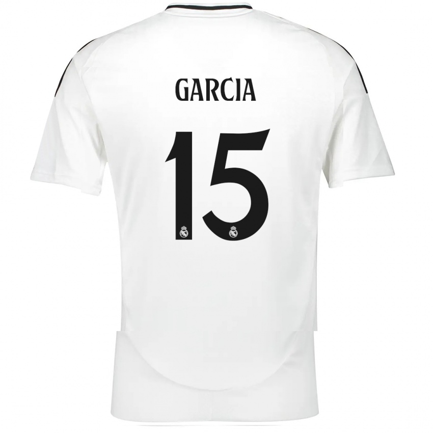 Kinder Sheila García #15 Weiß Heimtrikot Trikot 2024/25 T-Shirt Österreich