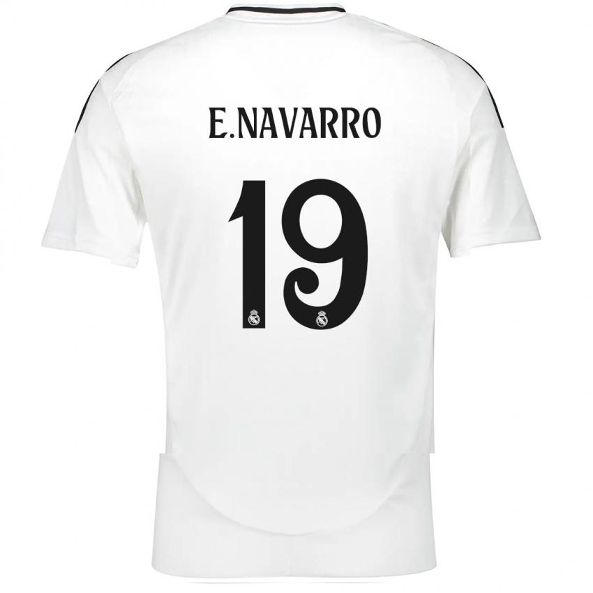 Kinder Eva Navarro #19 Weiß Heimtrikot Trikot 2024/25 T-Shirt Österreich