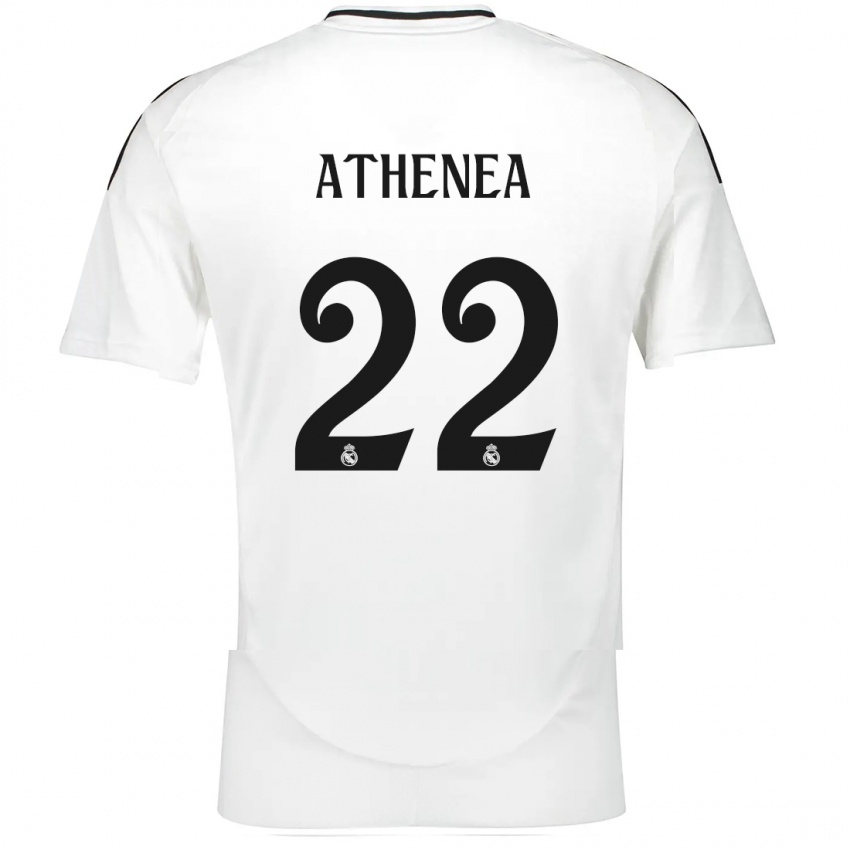 Kinder Athenea Del Castillo #22 Weiß Heimtrikot Trikot 2024/25 T-Shirt Österreich