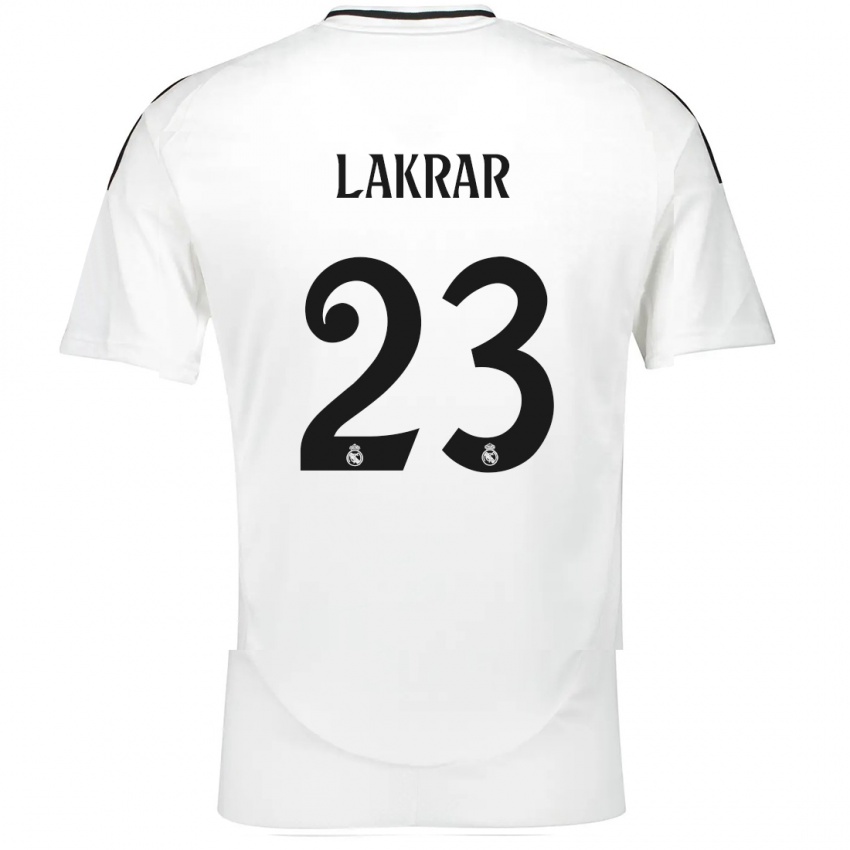 Kinder Maëlle Lakrar #23 Weiß Heimtrikot Trikot 2024/25 T-Shirt Österreich