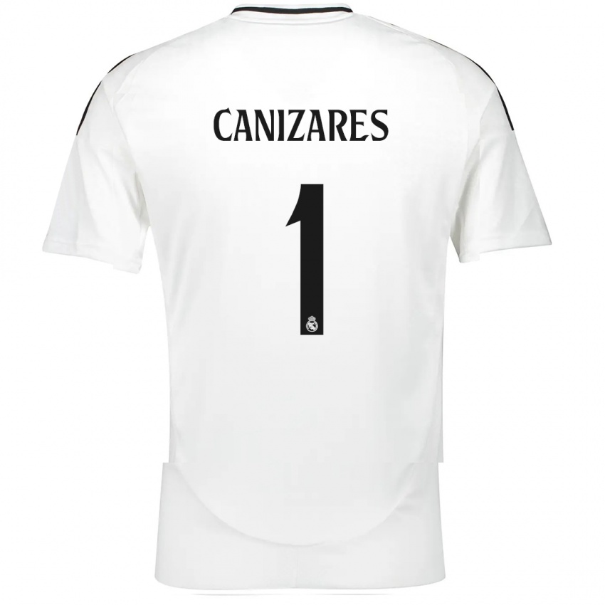 Kinder Lucas Canizares #1 Weiß Heimtrikot Trikot 2024/25 T-Shirt Österreich