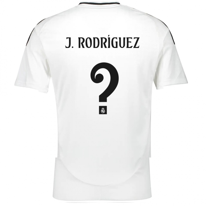 Kinder Juan Rodríguez #0 Weiß Heimtrikot Trikot 2024/25 T-Shirt Österreich