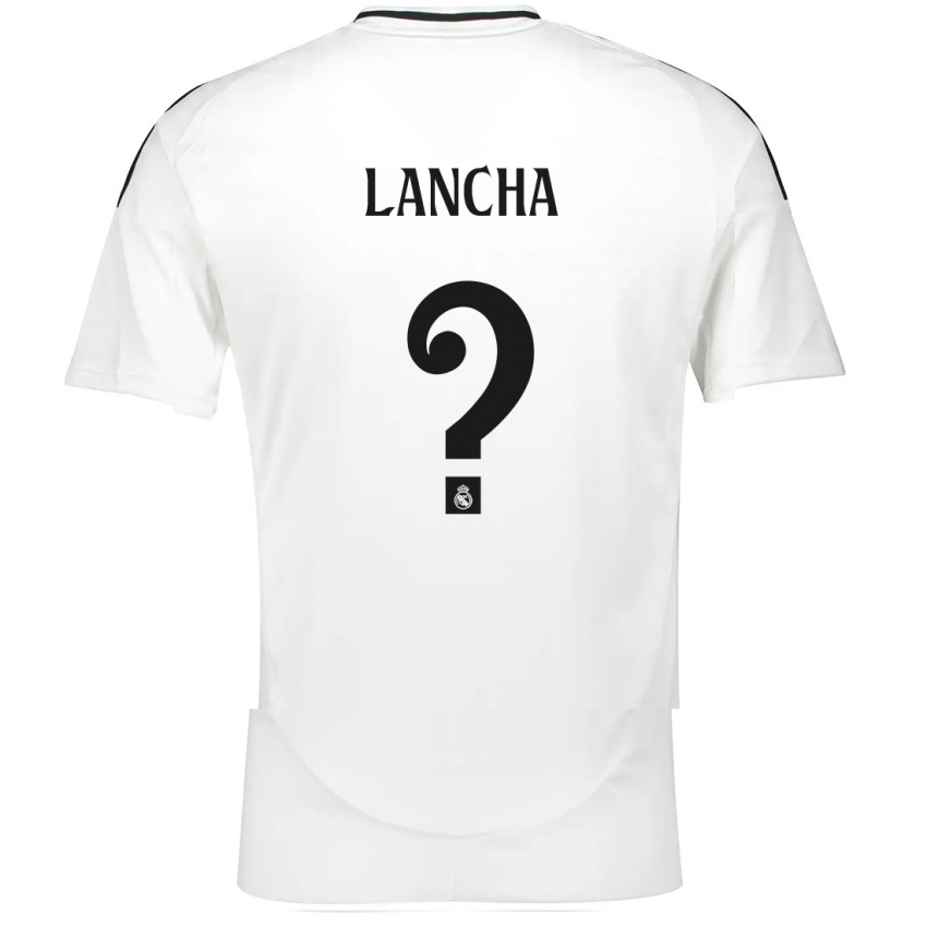 Kinder Yeray Lancha #0 Weiß Heimtrikot Trikot 2024/25 T-Shirt Österreich