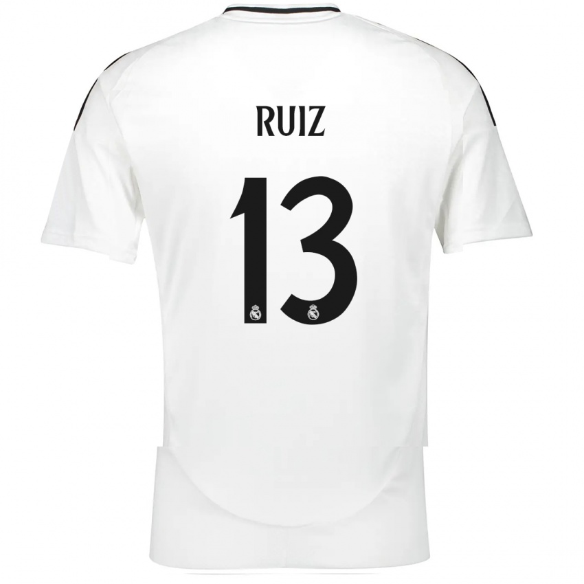 Kinder Guillermo Ruiz #13 Weiß Heimtrikot Trikot 2024/25 T-Shirt Österreich