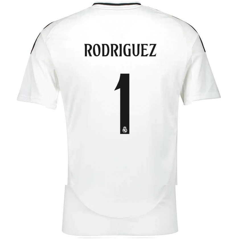 Kinder Misa Rodriguez #1 Weiß Heimtrikot Trikot 2024/25 T-Shirt Österreich