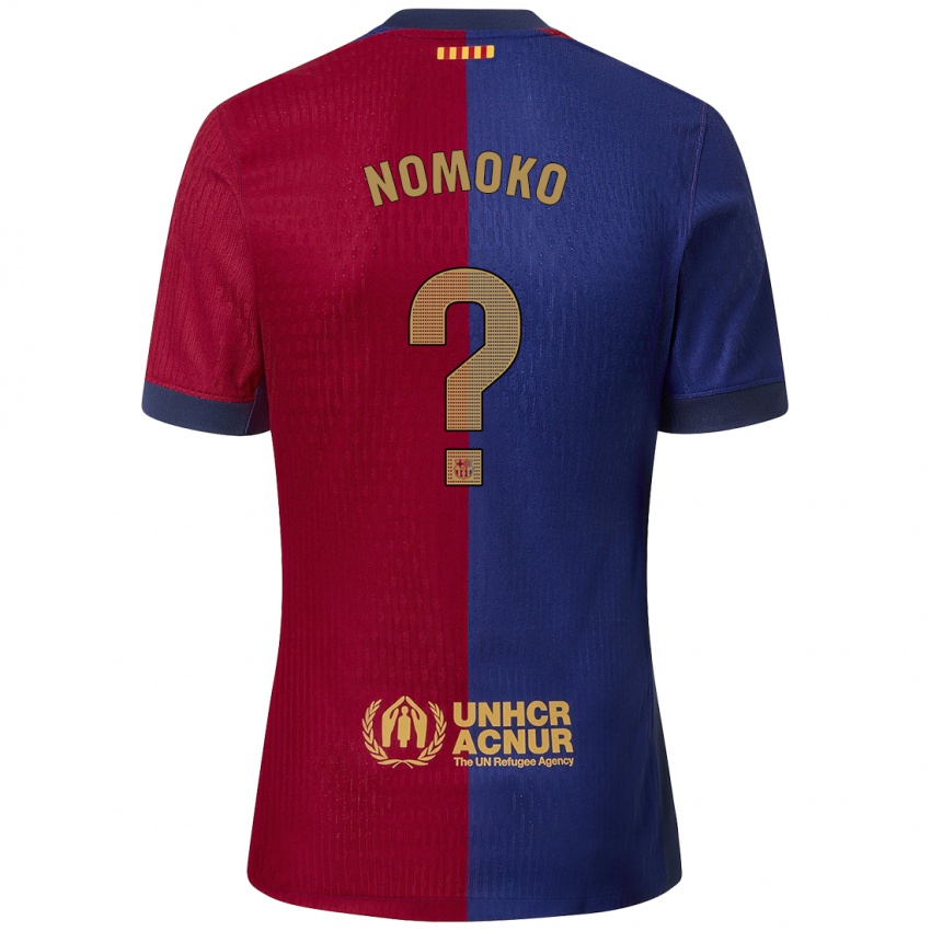 Kinder Sama Nomoko #0 Blau Rot Heimtrikot Trikot 2024/25 T-Shirt Österreich