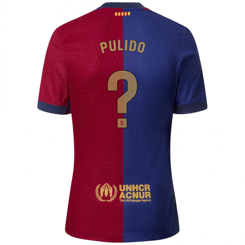 Kinder Ricard Pulido #0 Blau Rot Heimtrikot Trikot 2024/25 T-Shirt Österreich