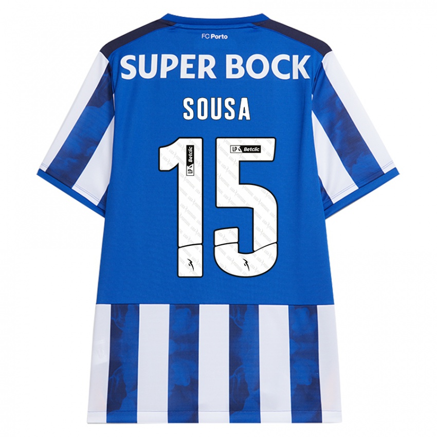 Kinder Vasco Sousa #15 Blau Weiß Heimtrikot Trikot 2024/25 T-Shirt Österreich