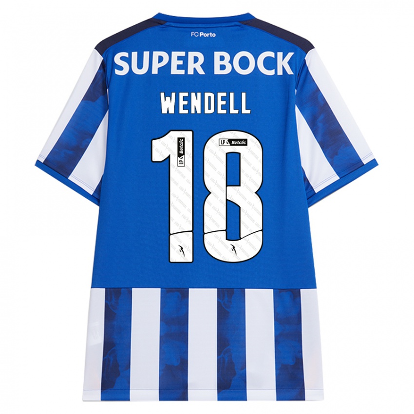 Kinder Wendell #18 Blau Weiß Heimtrikot Trikot 2024/25 T-Shirt Österreich