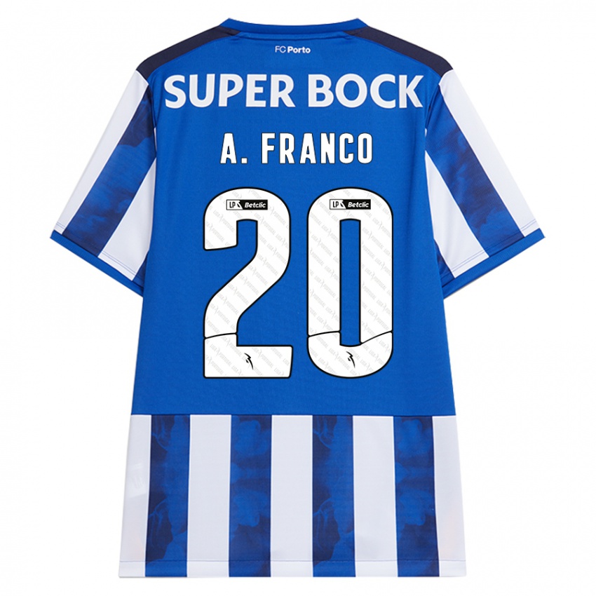 Kinder Andre Franco #20 Blau Weiß Heimtrikot Trikot 2024/25 T-Shirt Österreich