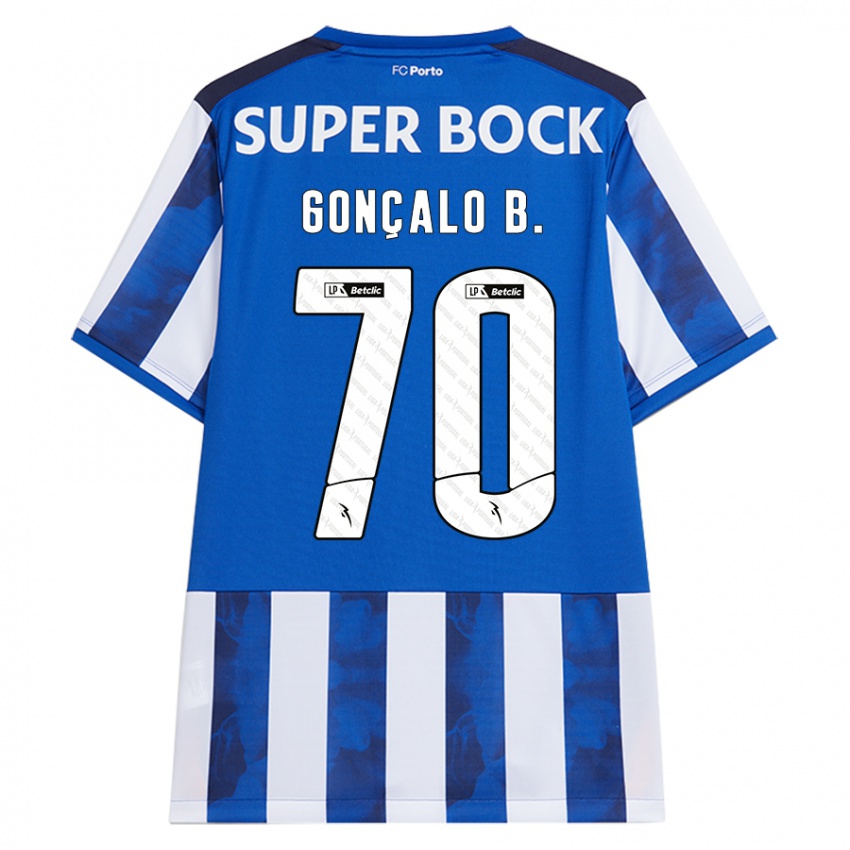 Kinder Goncalo Borges #70 Blau Weiß Heimtrikot Trikot 2024/25 T-Shirt Österreich