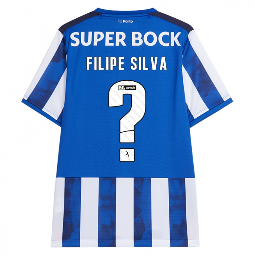 Kinder Filipe Silva #0 Blau Weiß Heimtrikot Trikot 2024/25 T-Shirt Österreich