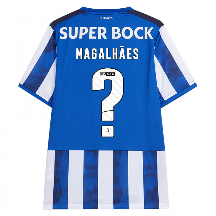 Kinder Rafael Magalhães #0 Blau Weiß Heimtrikot Trikot 2024/25 T-Shirt Österreich