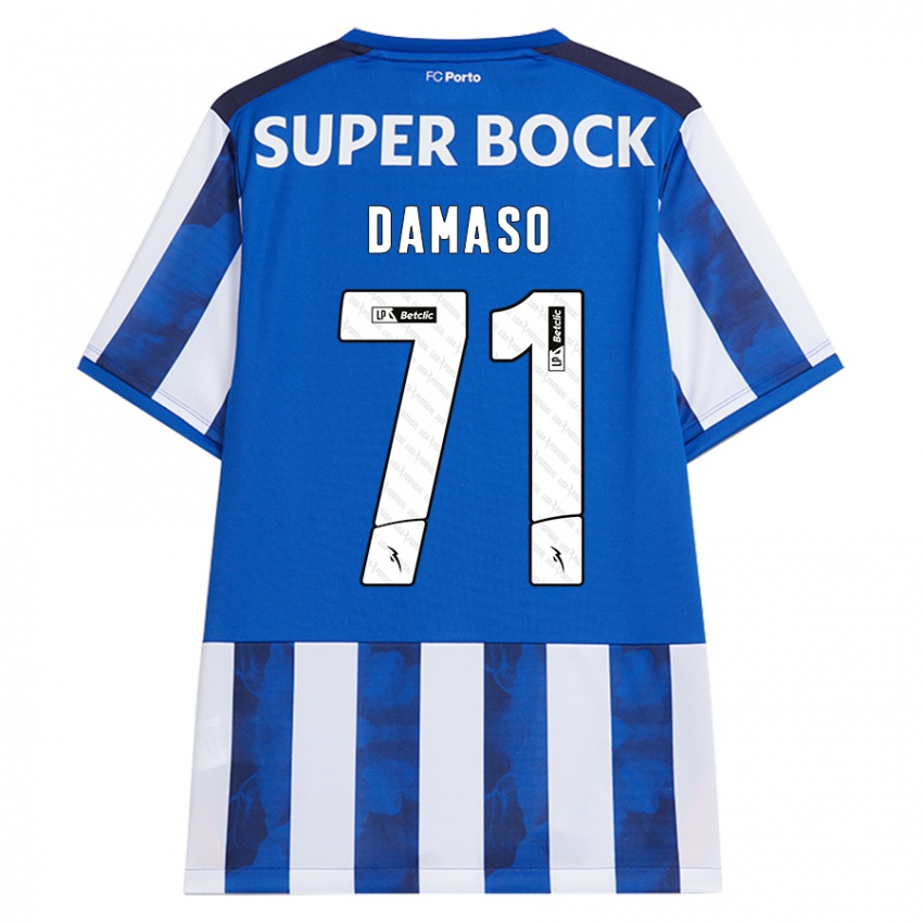 Kinder Nico Damaso #71 Blau Weiß Heimtrikot Trikot 2024/25 T-Shirt Österreich