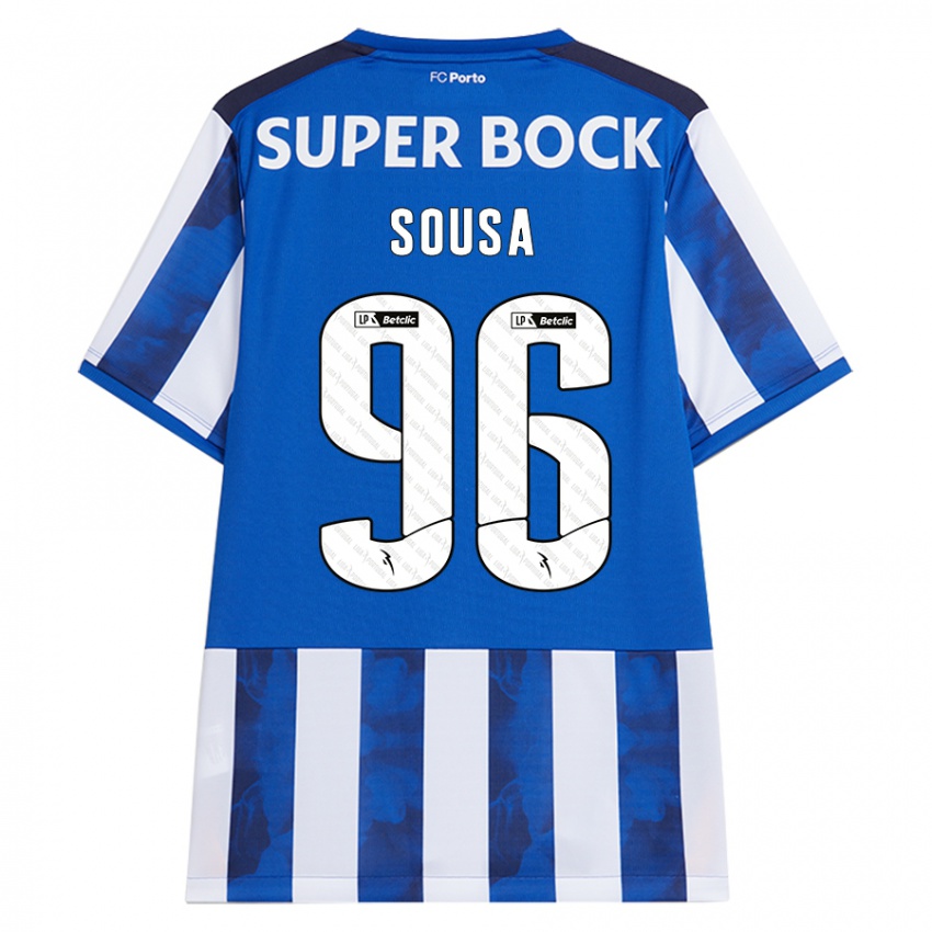 Kinder Filipe Sousa #96 Blau Weiß Heimtrikot Trikot 2024/25 T-Shirt Österreich