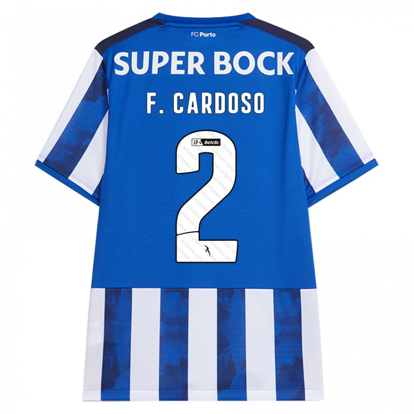 Kinder Fabio Cardoso #2 Blau Weiß Heimtrikot Trikot 2024/25 T-Shirt Österreich