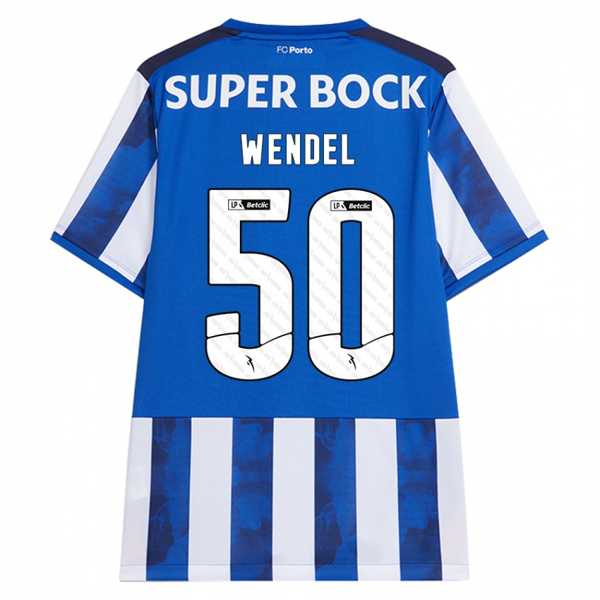 Kinder Wendel #50 Blau Weiß Heimtrikot Trikot 2024/25 T-Shirt Österreich