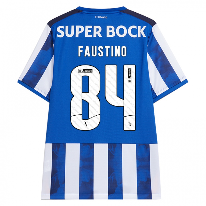 Kinder Levi Faustino #84 Blau Weiß Heimtrikot Trikot 2024/25 T-Shirt Österreich