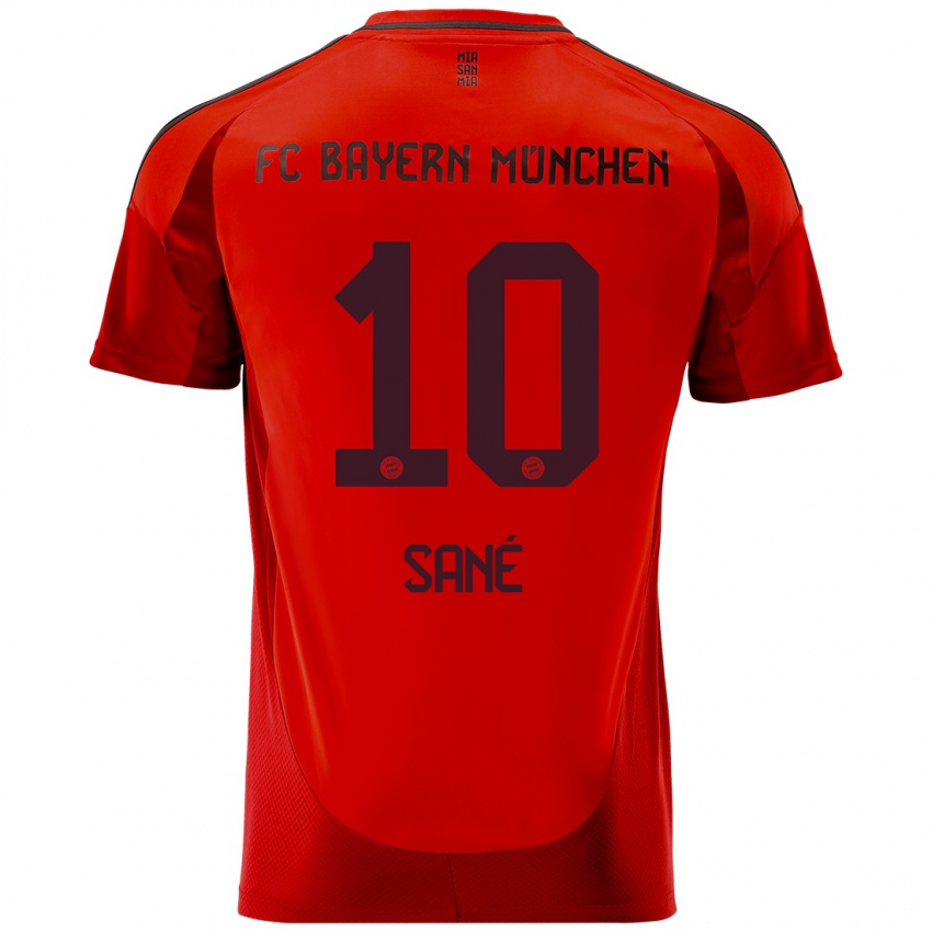 Kinder Leroy Sane #10 Rot Heimtrikot Trikot 2024/25 T-Shirt Österreich