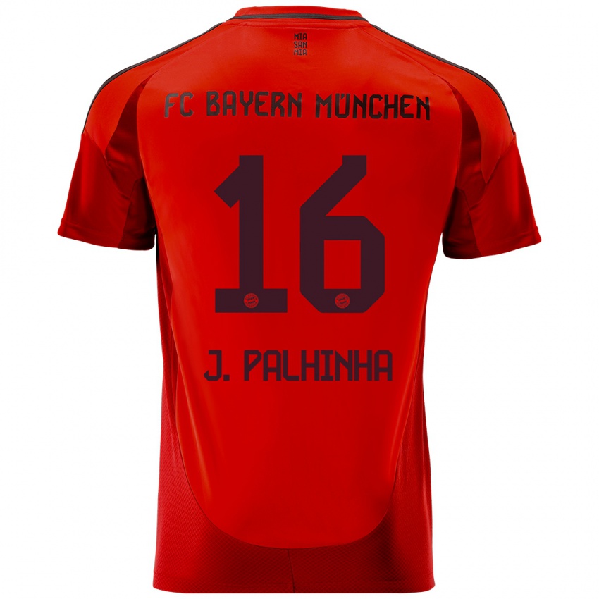 Kinder João Palhinha #16 Rot Heimtrikot Trikot 2024/25 T-Shirt Österreich