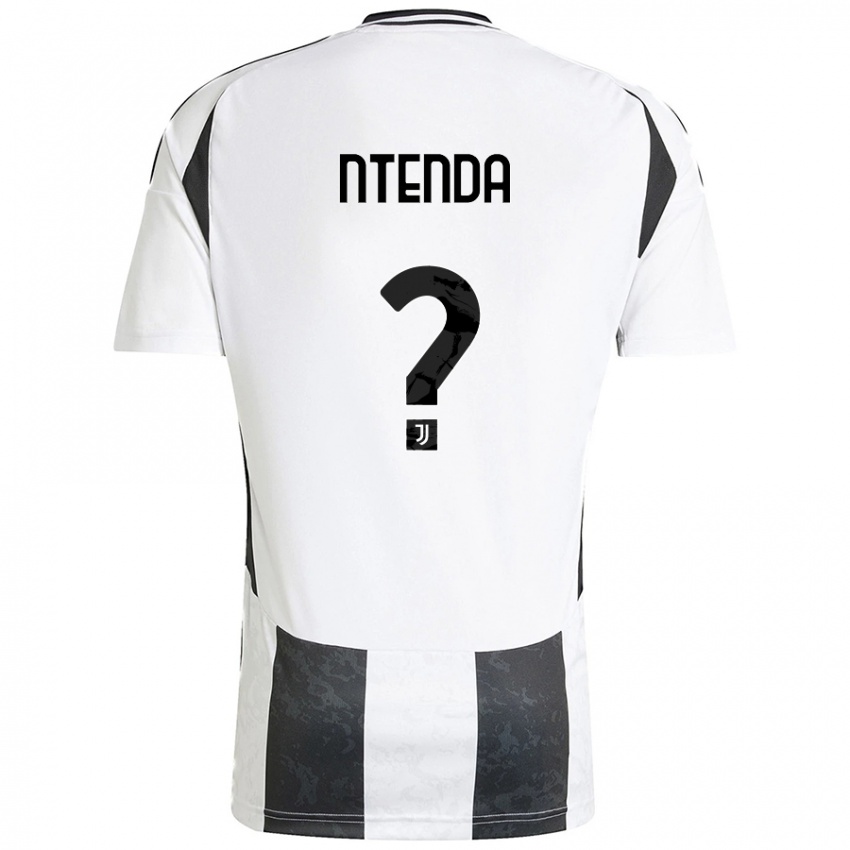 Kinder Jean-Claude Ntenda #0 Weiß Schwarz Heimtrikot Trikot 2024/25 T-Shirt Österreich