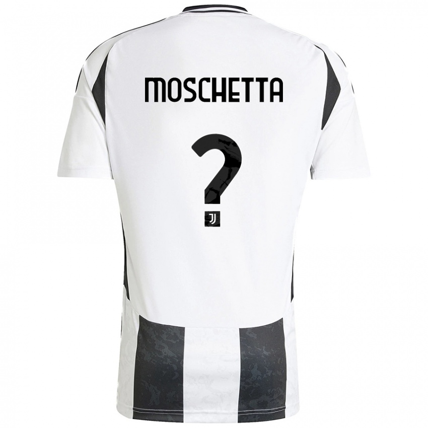 Kinder Lorenzo Moschetta #0 Weiß Schwarz Heimtrikot Trikot 2024/25 T-Shirt Österreich