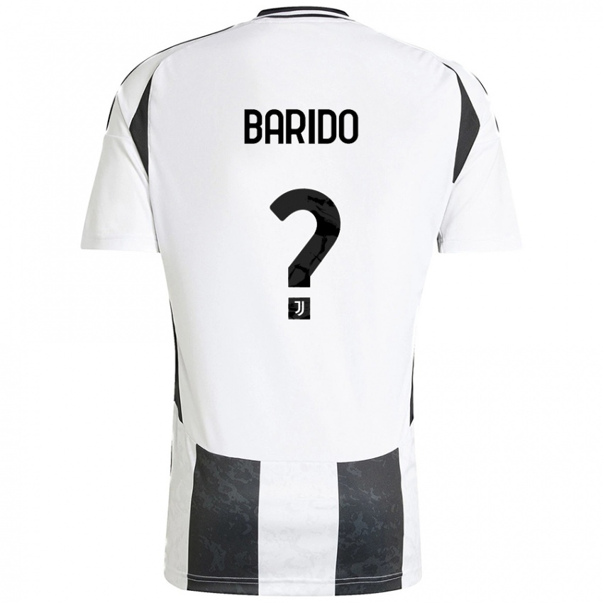 Kinder Francisco Barido #0 Weiß Schwarz Heimtrikot Trikot 2024/25 T-Shirt Österreich