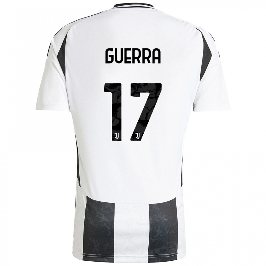 Kinder Simone Guerra #17 Weiß Schwarz Heimtrikot Trikot 2024/25 T-Shirt Österreich