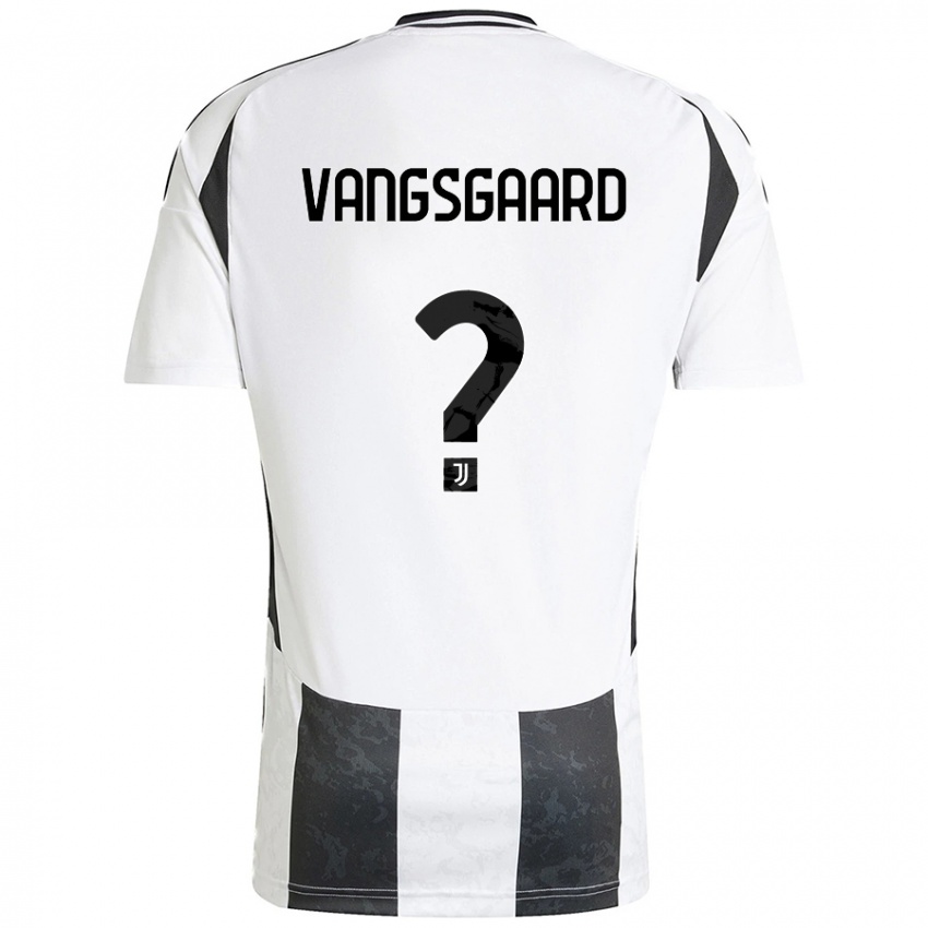 Kinder Amalie Vangsgaard #0 Weiß Schwarz Heimtrikot Trikot 2024/25 T-Shirt Österreich