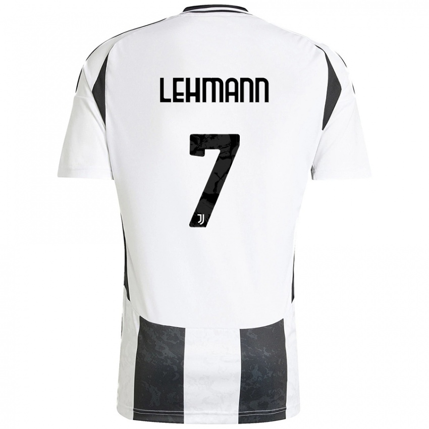 Kinder Alisha Lehmann #7 Weiß Schwarz Heimtrikot Trikot 2024/25 T-Shirt Österreich