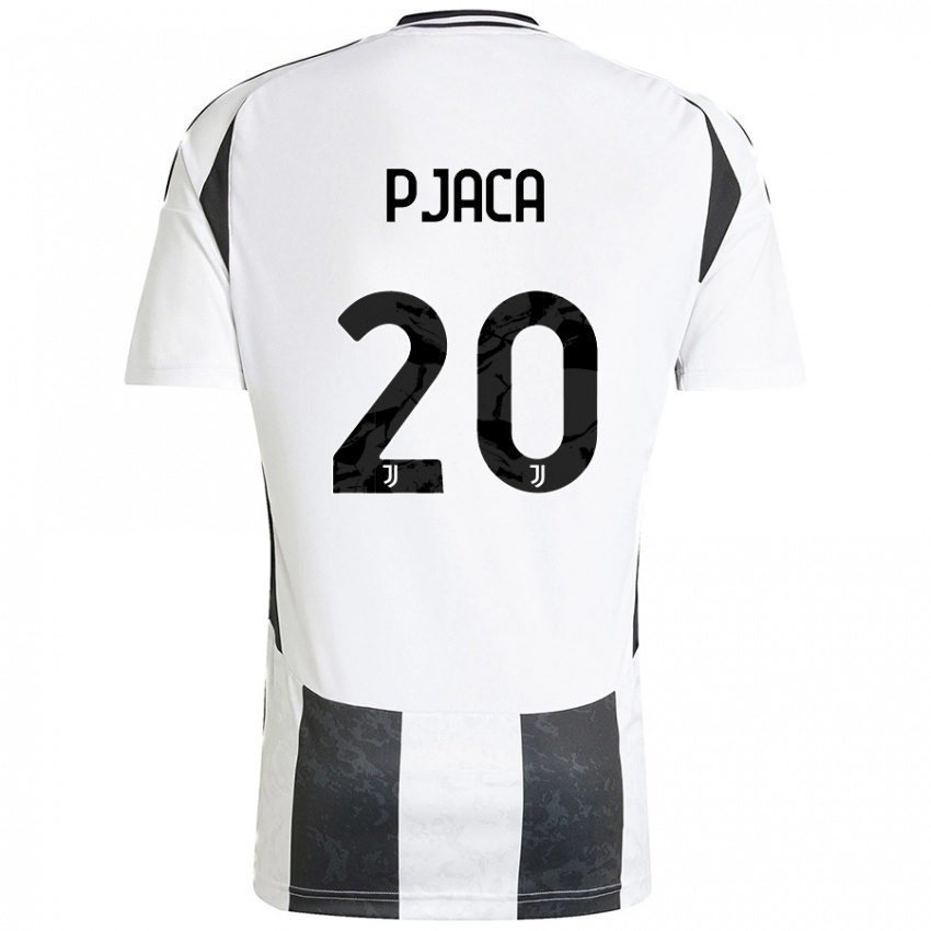 Kinder Marko Pjaca #20 Weiß Schwarz Heimtrikot Trikot 2024/25 T-Shirt Österreich