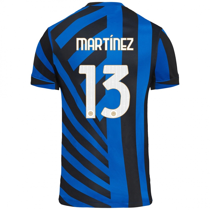 Kinder Josep Martínez #13 Blau Schwarz Heimtrikot Trikot 2024/25 T-Shirt Österreich