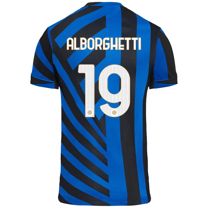 Kinder Lisa Alborghetti #19 Blau Schwarz Heimtrikot Trikot 2024/25 T-Shirt Österreich