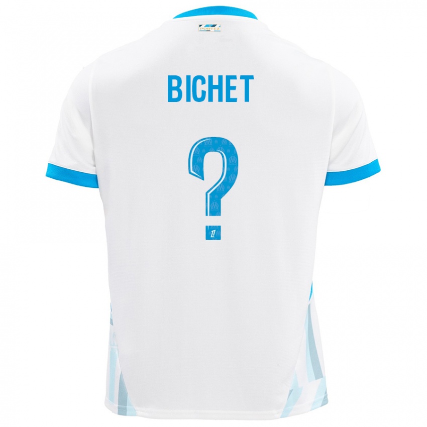 Kinder Tristan Bichet #0 Weiß Himmelblau Heimtrikot Trikot 2024/25 T-Shirt Österreich