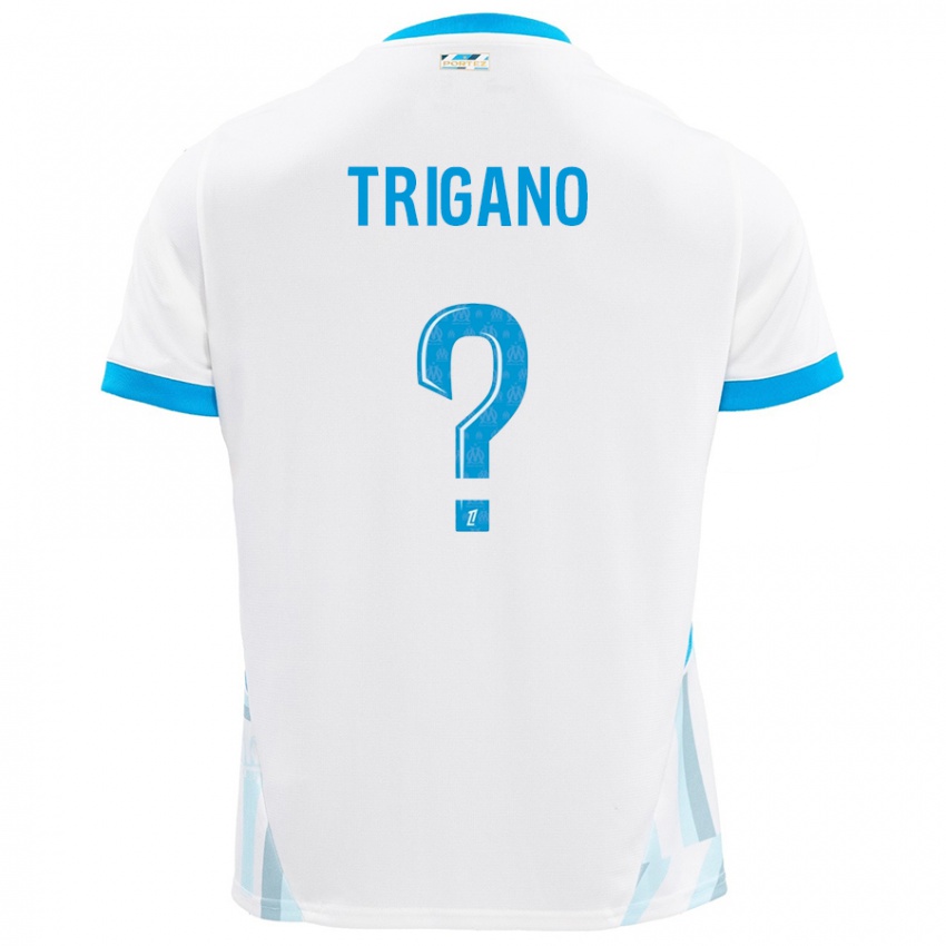 Kinder Paolo Trigano #0 Weiß Himmelblau Heimtrikot Trikot 2024/25 T-Shirt Österreich