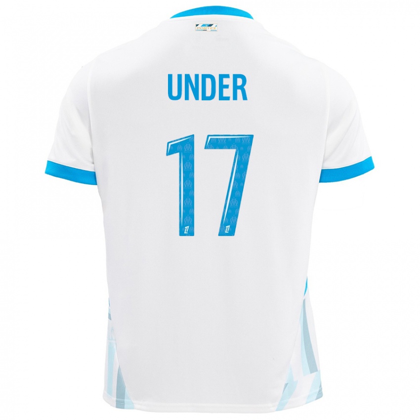 Kinder Cengiz Under #17 Weiß Himmelblau Heimtrikot Trikot 2024/25 T-Shirt Österreich