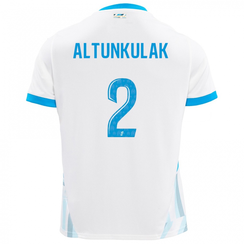 Kinder Selen Altunkulak #2 Weiß Himmelblau Heimtrikot Trikot 2024/25 T-Shirt Österreich