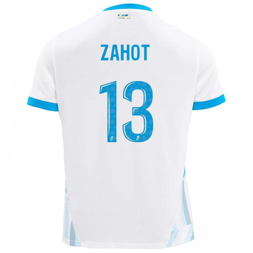 Kinder Sarah Zahot #13 Weiß Himmelblau Heimtrikot Trikot 2024/25 T-Shirt Österreich