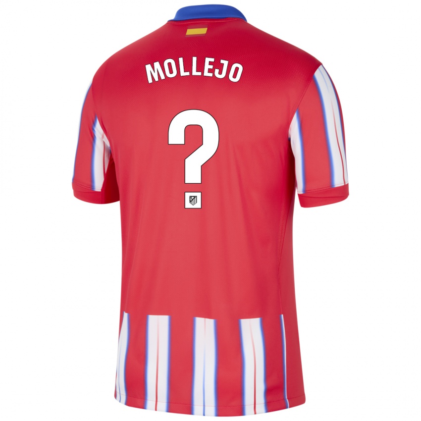 Kinder Victor Mollejo #0 Rot Weiß Blau Heimtrikot Trikot 2024/25 T-Shirt Österreich