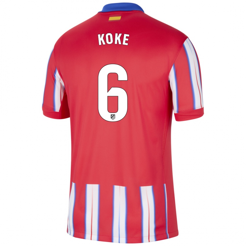 Kinder Koke #6 Rot Weiß Blau Heimtrikot Trikot 2024/25 T-Shirt Österreich