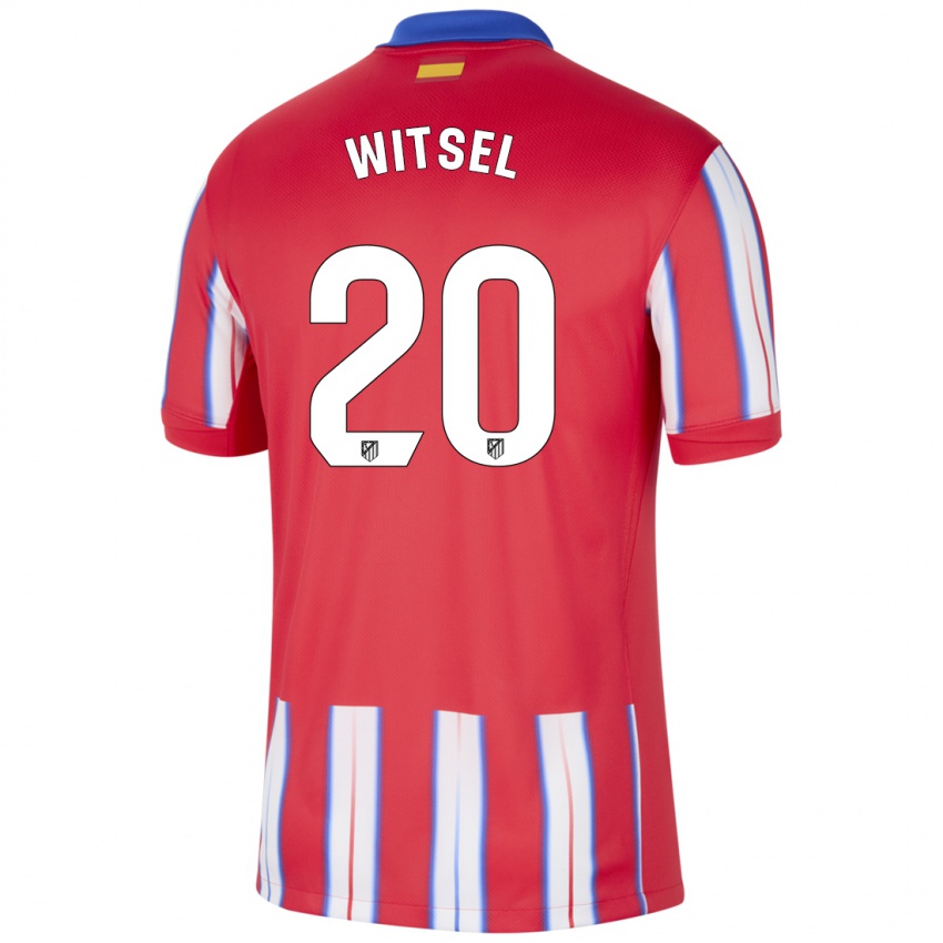 Kinder Axel Witsel #20 Rot Weiß Blau Heimtrikot Trikot 2024/25 T-Shirt Österreich