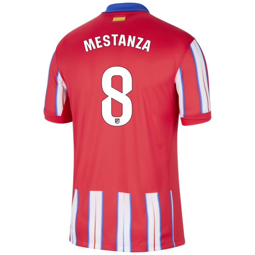 Kinder Alejandro Mestanza #8 Rot Weiß Blau Heimtrikot Trikot 2024/25 T-Shirt Österreich