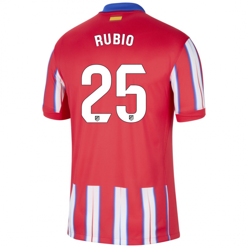 Kinder Daniel Rubio #25 Rot Weiß Blau Heimtrikot Trikot 2024/25 T-Shirt Österreich