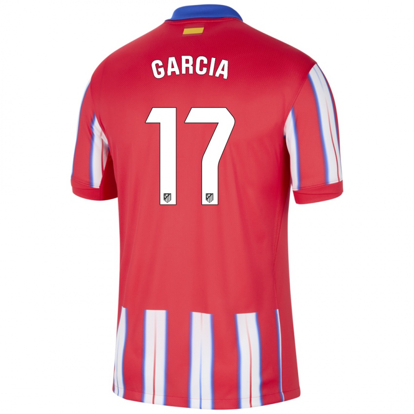 Kinder Gaby García #17 Rot Weiß Blau Heimtrikot Trikot 2024/25 T-Shirt Österreich