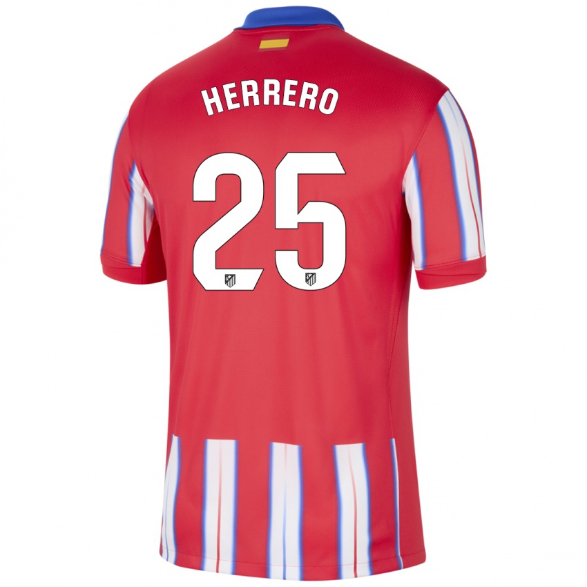 Kinder Alex Herrero #25 Rot Weiß Blau Heimtrikot Trikot 2024/25 T-Shirt Österreich