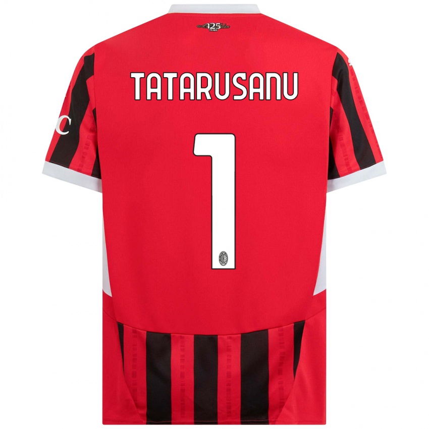 Kinder Ciprian Tatarusanu #1 Rot Schwarz Heimtrikot Trikot 2024/25 T-Shirt Österreich