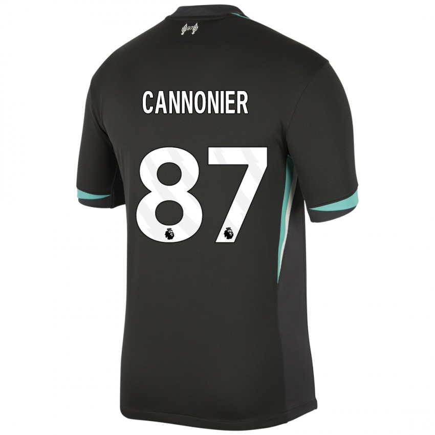 Kinder Oakley Cannonier #87 Schwarz Anthrazitweiß Auswärtstrikot Trikot 2024/25 T-Shirt Österreich