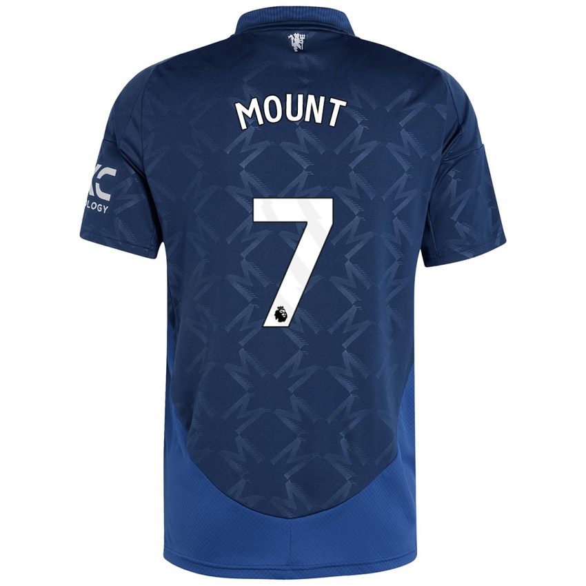 Kinder Mason Mount #7 Indigo Auswärtstrikot Trikot 2024/25 T-Shirt Österreich